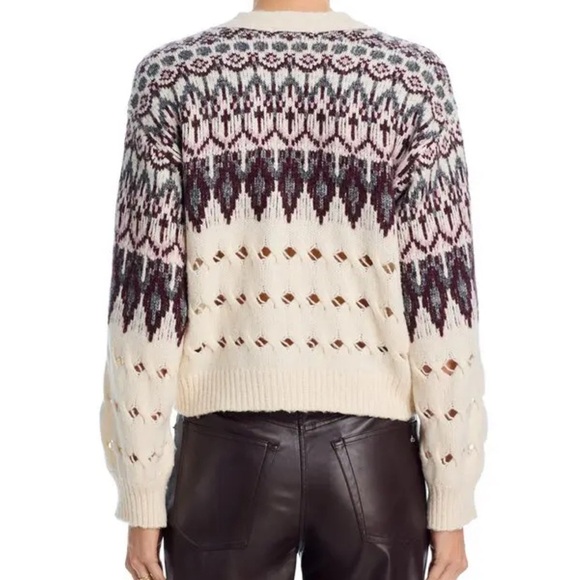 Steve Madden Irisa Cardigan V-Neck Casual Wool Travel Size Large NWT - Picture 2 of 12